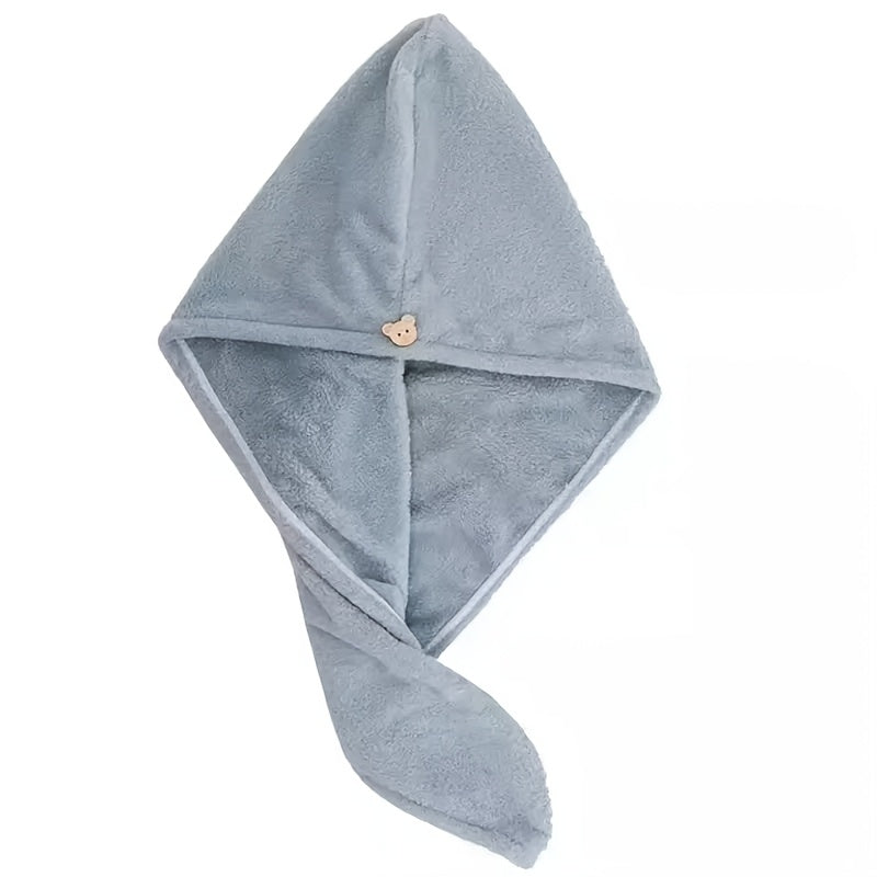 Quick-Drying Towels for Hair – Features an Adjustable Pressure Button Suitable for All Hair Types, Designed with Ultra-Absorbent Microfiber, Portable And Machine Washable, Perfect for Home And Travel, Microfiber Towels for After Showering